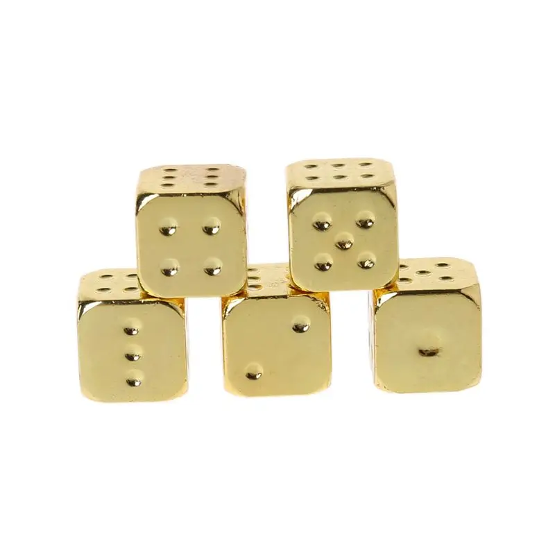 5pcs 13mm Metal Dice Gold/Silver Solid Heavy Dice Bar Night Club Party Drinking DND Game Dice
5pcs 13mm Metal Dice Gold/Silver Solid Heavy Dice Bar Night Club Party Drinking DND Game Dice