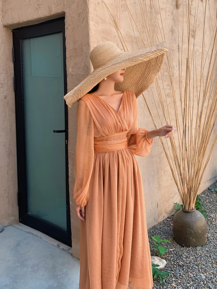 Desert Skirt Holiday Skirt Beach Skirt Waist High Waist Slim V-neck Dress Long Skirt Summer
Desert Skirt Holiday Skirt Beach Skirt Waist High Waist Slim V-neck Dress Long Skirt Summer
