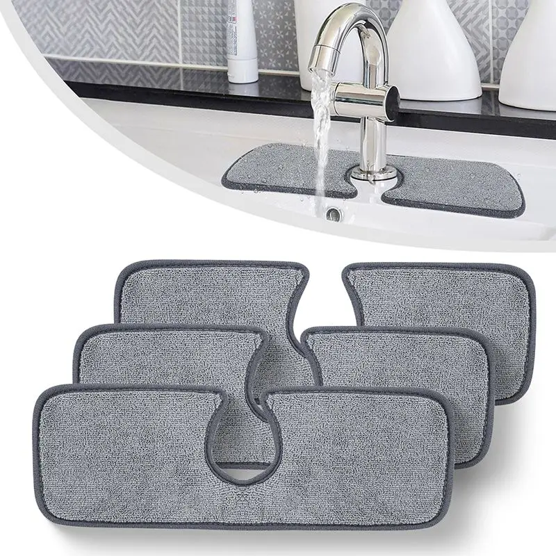 Kitchen Faucet Absorbent Mat Sink Splash Guard Microfiber Faucet Splash Catcher Water Drying Pads for Kitchen Bathroom Hot Sale
Kitchen Faucet Absorbent Mat Sink Splash Guard Microfiber Faucet Splash Catcher Water Drying Pads for Kitchen Bathroom Hot Sale