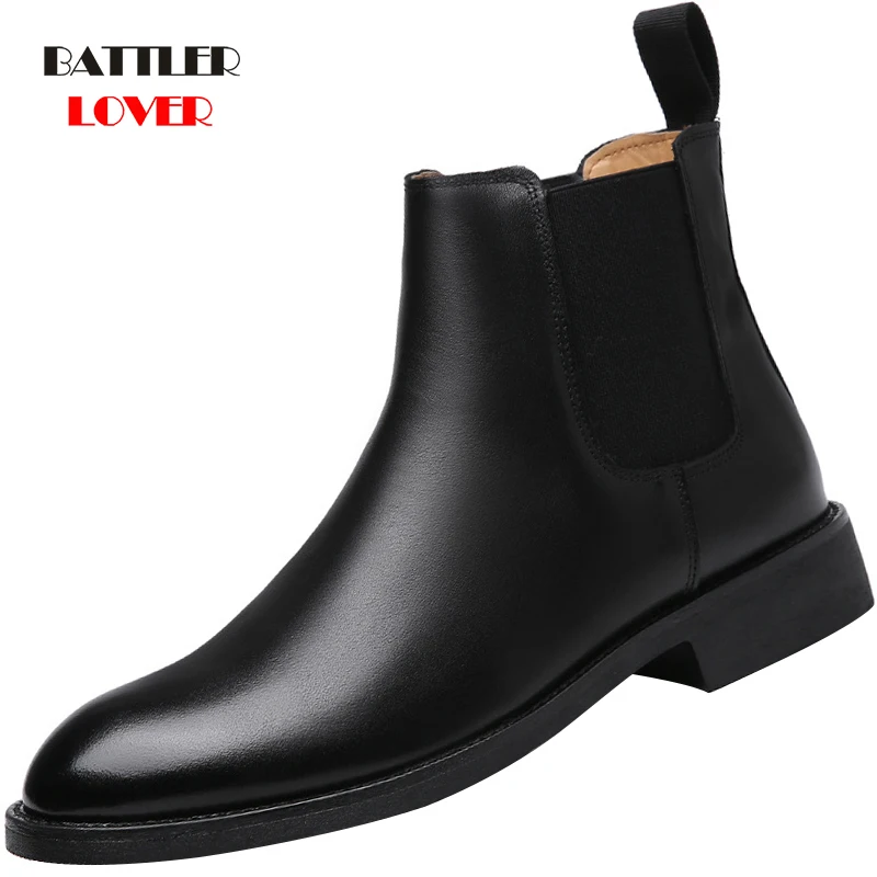 2021 Men Winter Warm Ankle Boots Italian Brand Designer Genuine Leather Shoes for Male Motor Botas Classic Shoes Cowboy Footwear
2021 Men Winter Warm Ankle Boots Italian Brand Designer Genuine Leather Shoes for Male Motor Botas Classic Shoes Cowboy Footwear