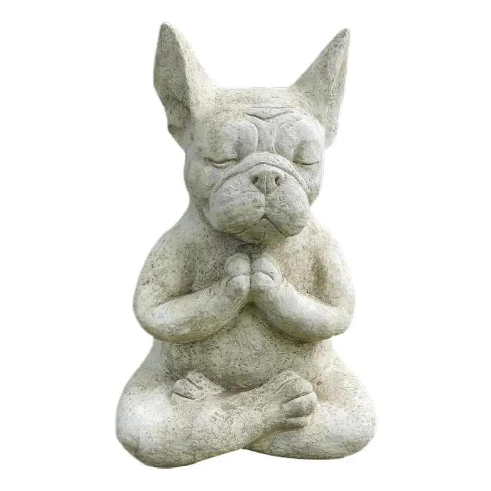 Meditation Bulldog Statue Resin Dog Sculpture Animal Yoga Statue for Office Home Decor
Meditation Bulldog Statue Resin Dog Sculpture Animal Yoga Statue for Office Home Decor