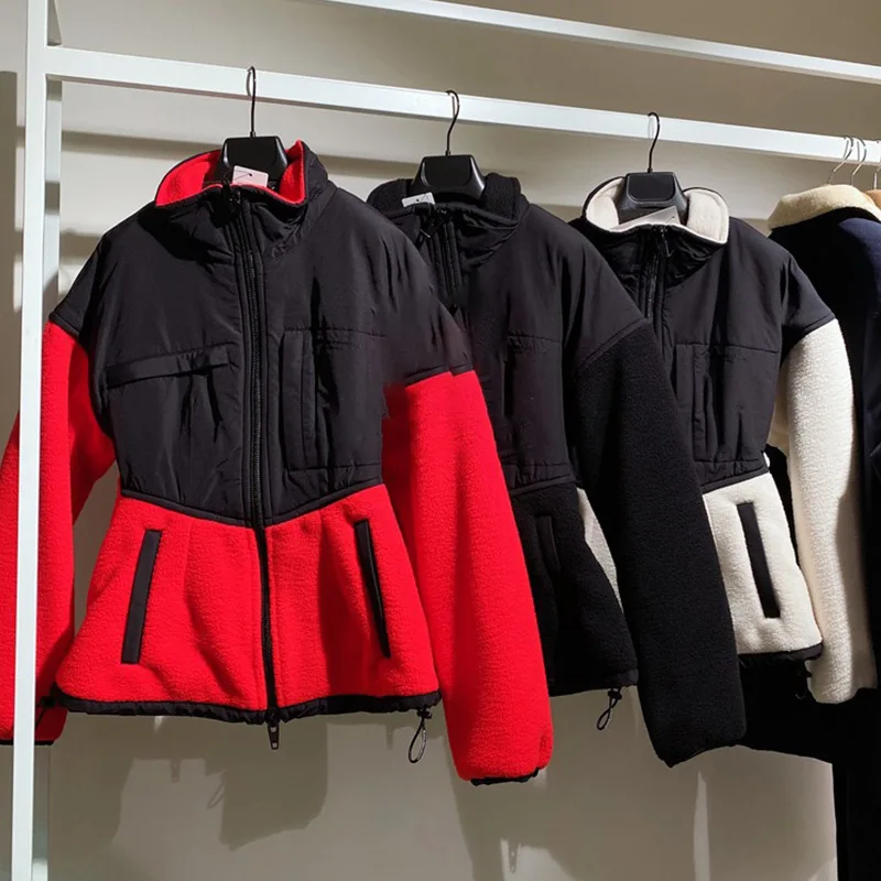 Women Coat Long Sleeve Faux Lambswool Stitching Zipper Color Patchwork Simple Warm Winter 2021 New Female Jackets
Women Coat Long Sleeve Faux Lambswool Stitching Zipper Color Patchwork Simple Warm Winter 2021 New Female Jackets
