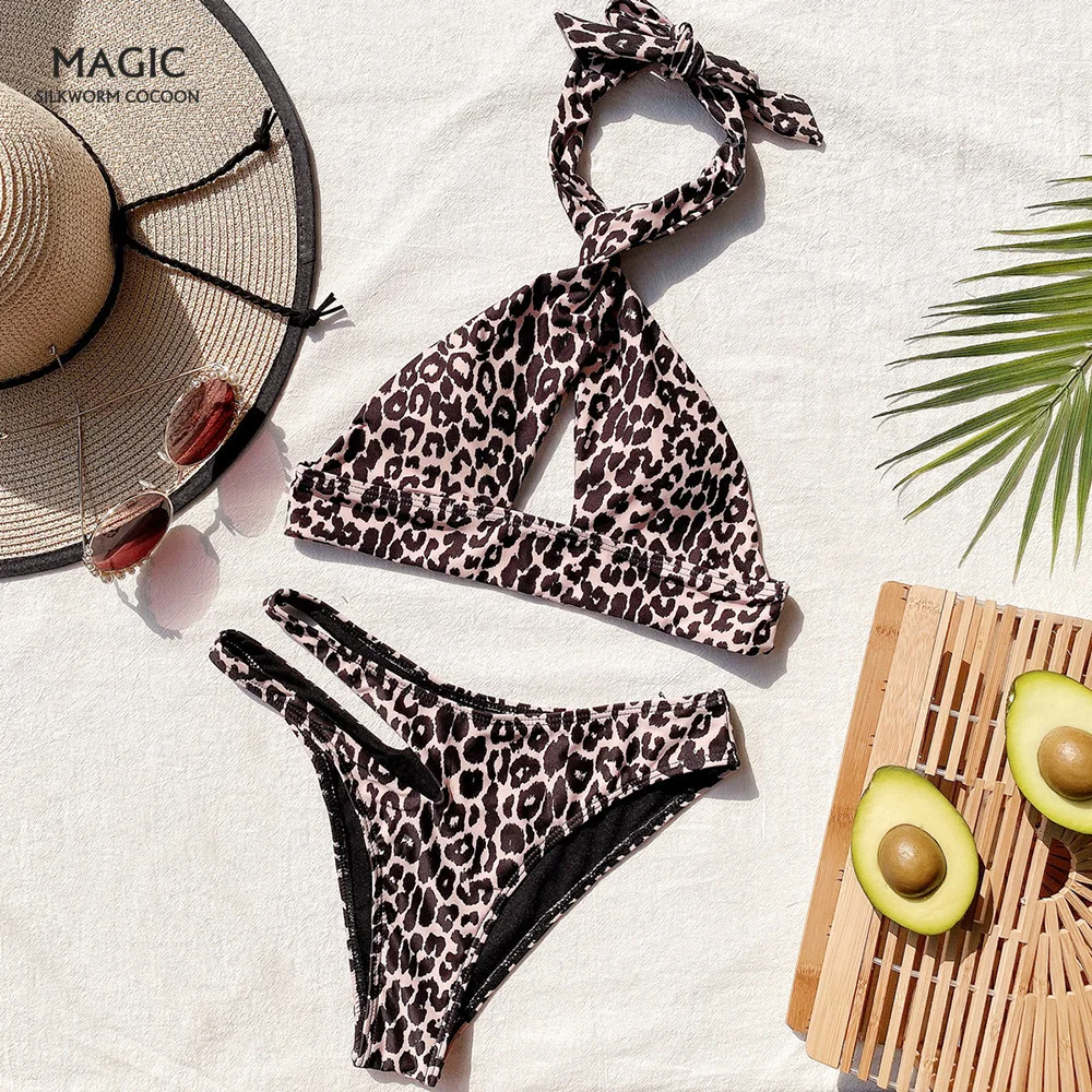 2021 Summer Halter hot Sexy Fashion leopard print Women bikini Swimming Suit Swimwear Swimsuit Bathing suit Beachwear
2021 Summer Halter hot Sexy Fashion leopard print Women bikini Swimming Suit Swimwear Swimsuit Bathing suit Beachwear