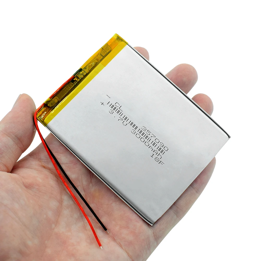 Li-ion battery 3.7V 3500mah polymer lithium battery 357095 for tablet pc MP3 MP4 Electric Toy Mini Cameras
Li-ion battery 3.7V 3500mah polymer lithium battery 357095 for tablet pc MP3 MP4 Electric Toy Mini Cameras