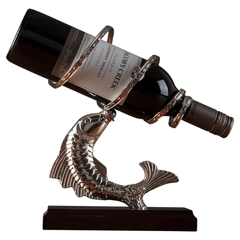 Creative Cyprinoid Wine Rack Home Decoration Furnishings Resin Fish Ornament TV Cabinet Decoration Red Wine Holder Business Gift
Creative Cyprinoid Wine Rack Home Decoration Furnishings Resin Fish Ornament TV Cabinet Decoration Red Wine Holder Business Gift