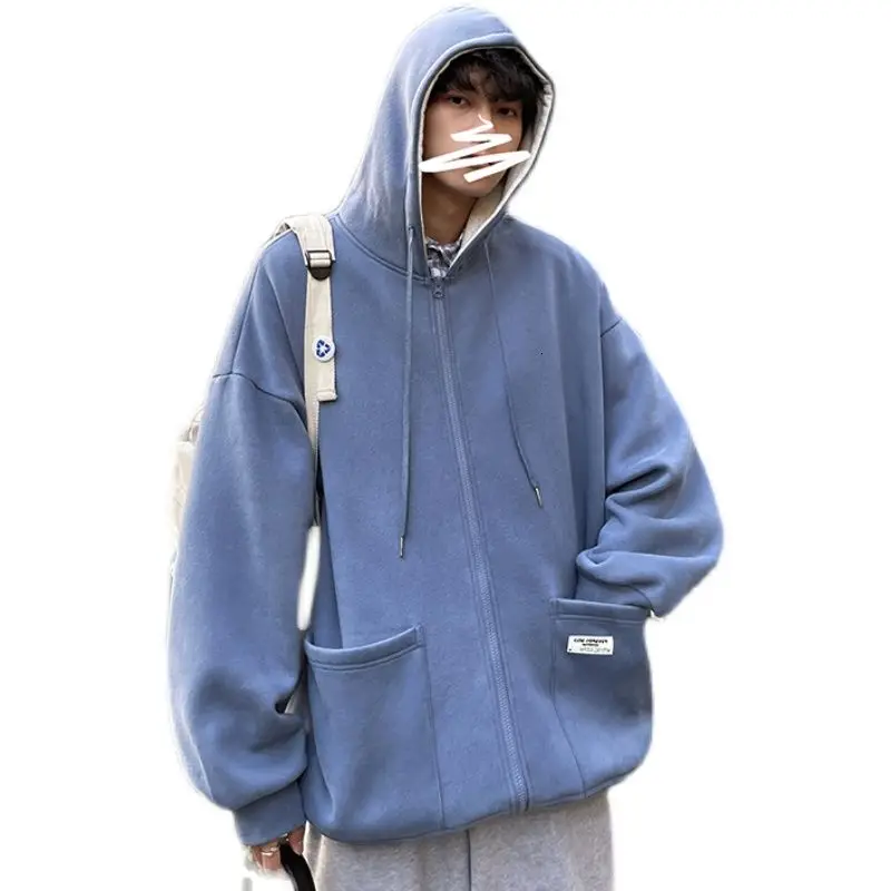 2021 Spring Cotton Cardigan Hoodies Men's Fashion Casual Hooded Sweatshirt Men Streetwear Korean Loose Zipper Hoodie Mens Hoody
2021 Spring Cotton Cardigan Hoodies Men's Fashion Casual Hooded Sweatshirt Men Streetwear Korean Loose Zipper Hoodie Mens Hoody