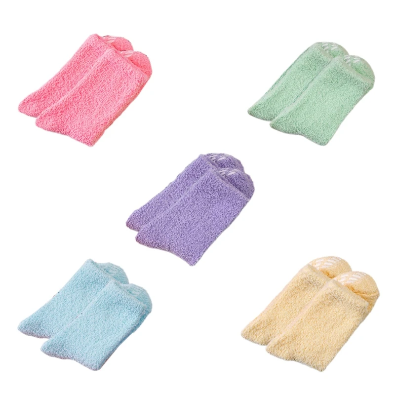 Women Girls Winter Fuzzy Slipper Socks Sweet Solid Candy Color Non-Slip Grip Warm Fleece Fluffy House Floor Crew Hosiery
Women Girls Winter Fuzzy Slipper Socks Sweet Solid Candy Color Non-Slip Grip Warm Fleece Fluffy House Floor Crew Hosiery