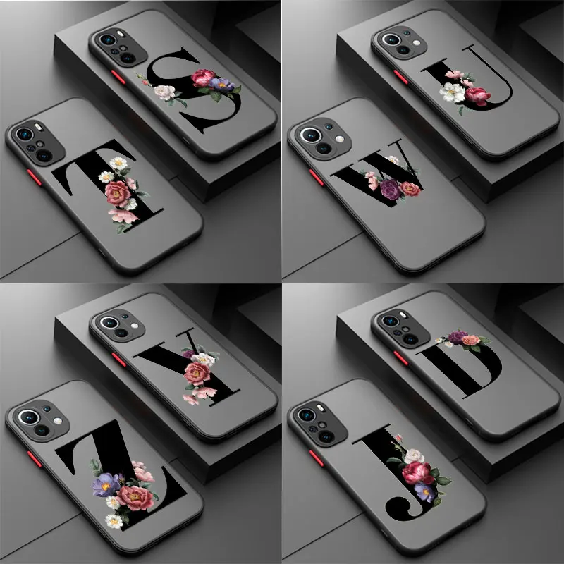 Skin Feel Matte Case For Xiaomi POCO X3 NFC F2 M2 Pro 5G X2 F3 M3 Mi 11X 10T Note 10 Pro 11 10 Lite 9T 11i Luxury Flower Letter
Skin Feel Matte Case For Xiaomi POCO X3 NFC F2 M2 Pro 5G X2 F3 M3 Mi 11X 10T Note 10 Pro 11 10 Lite 9T 11i Luxury Flower Letter