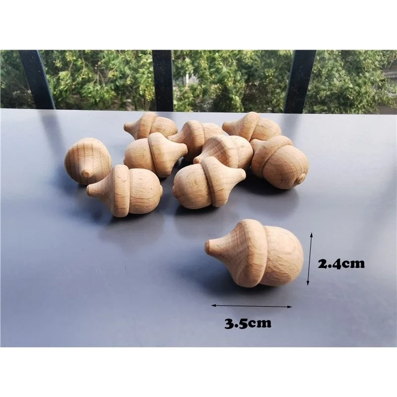 10pcs Handmade Painting Wooden Acorns /DIY Unpaint Solid Beech Acorns Loose Parts Handicraft Creative Toy
10pcs Handmade Painting Wooden Acorns /DIY Unpaint Solid Beech Acorns Loose Parts Handicraft Creative Toy