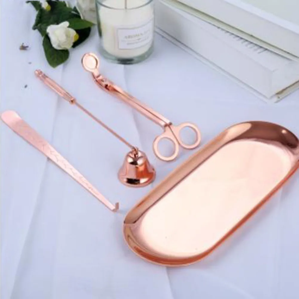 4pcs Luxury Candle Accessory Set Candle Extinguisher Tool Snuffer Wicks Trimmer Dipper Storage Tray Plate Extinguish Scissor Too
4pcs Luxury Candle Accessory Set Candle Extinguisher Tool Snuffer Wicks Trimmer Dipper Storage Tray Plate Extinguish Scissor Too