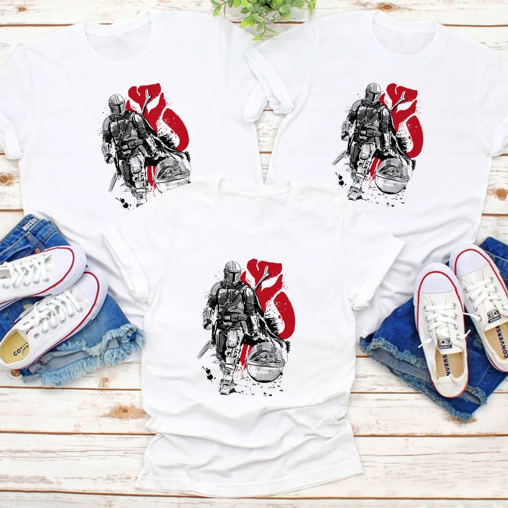 Summer T Shirt Women Men Fashion The Mandalorian Baby Yoda Print Cartoon Harajuku Children T-Shirts New Casual Famliy Look
Summer T Shirt Women Men Fashion The Mandalorian Baby Yoda Print Cartoon Harajuku Children T-Shirts New Casual Famliy Look