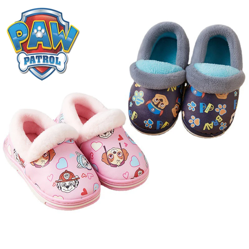 Kawaii Paw Patrol Children's Cotton Slippers Bag Heel Boys Household Thickened Slippers Girls Indoor Non-slip Home Warm Shoes 
Kawaii Paw Patrol Children's Cotton Slippers Bag Heel Boys Household Thickened Slippers Girls Indoor Non-slip Home Warm Shoes