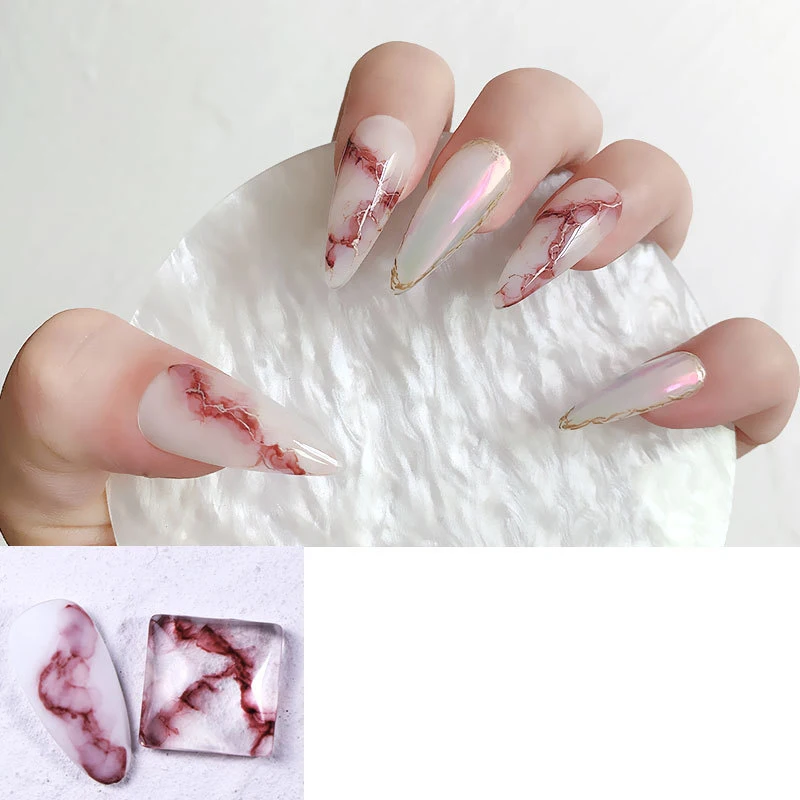 15ml Watercolor Ink Nail Polish Blooming Gel Quick-Drying Smoke Effect Marble Magic Smudge Bubble Diy Varnish Manicure Tool | Красота и