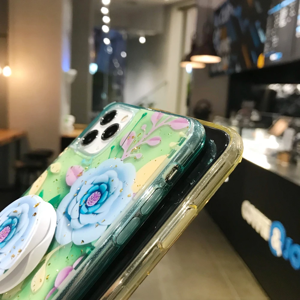 Яркий мягкий чехол с цветочным рисунком для Iphone 11 Pro Max Xr X 7 10 Plus 6 Se 2020 S 8 7Plus Xs |