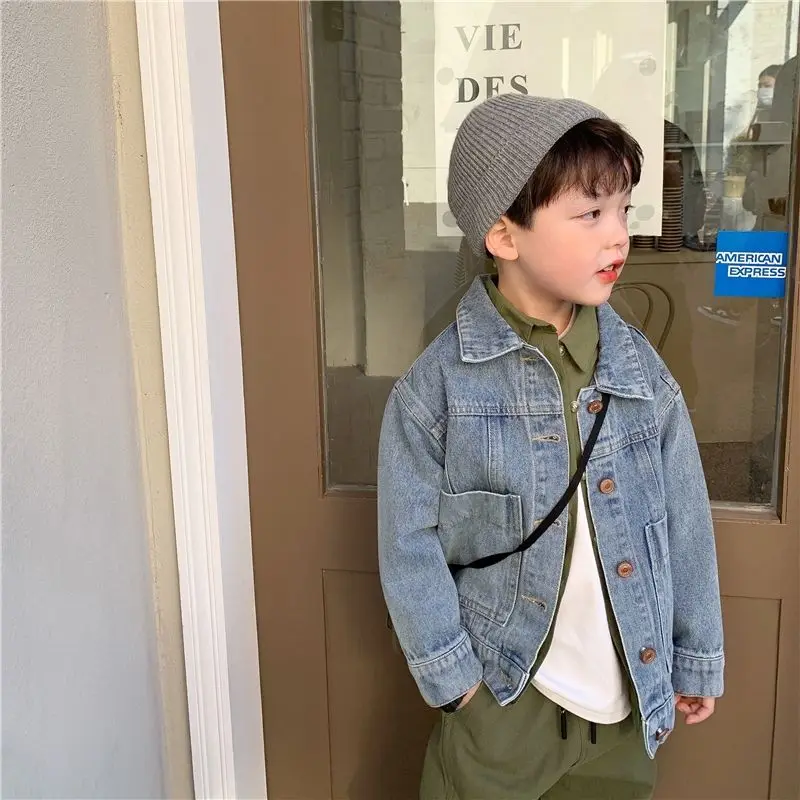 Spring Denim Coat Blue Jean Jacket 2021 Korean Baby Boy Kids Clothes Jackets For Teens Boys Women Clothing Childrens Outwear
Spring Denim Coat Blue Jean Jacket 2021 Korean Baby Boy Kids Clothes Jackets For Teens Boys Women Clothing Childrens Outwear