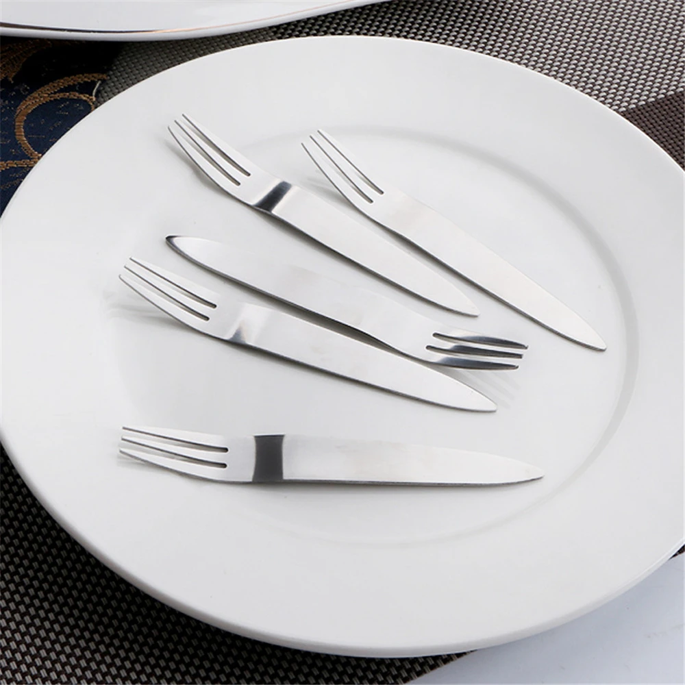 5 Pcs Korean Style 304 Stainless Steel Fruit Fork Dessert Forks for Household Restaurant Hotel Kitchen Accessories
5 Pcs Korean Style 304 Stainless Steel Fruit Fork Dessert Forks for Household Restaurant Hotel Kitchen Accessories