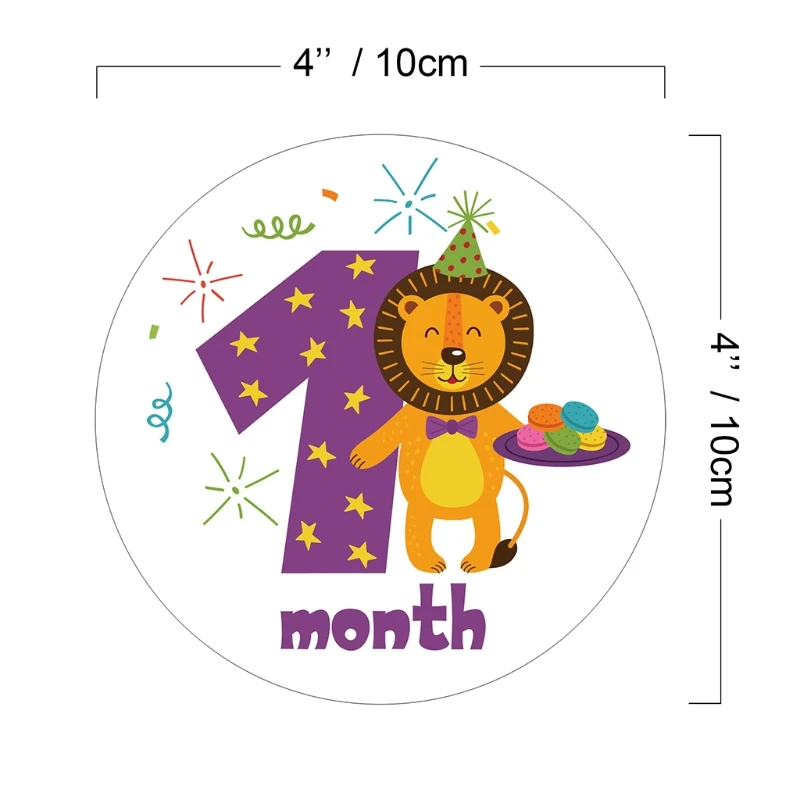 Milestone Memorial Month Sticker Cartoon Animal Baby Monthly Stickers Photography Commemorative Card Number Photo Props
Milestone Memorial Month Sticker Cartoon Animal Baby Monthly Stickers Photography Commemorative Card Number Photo Props