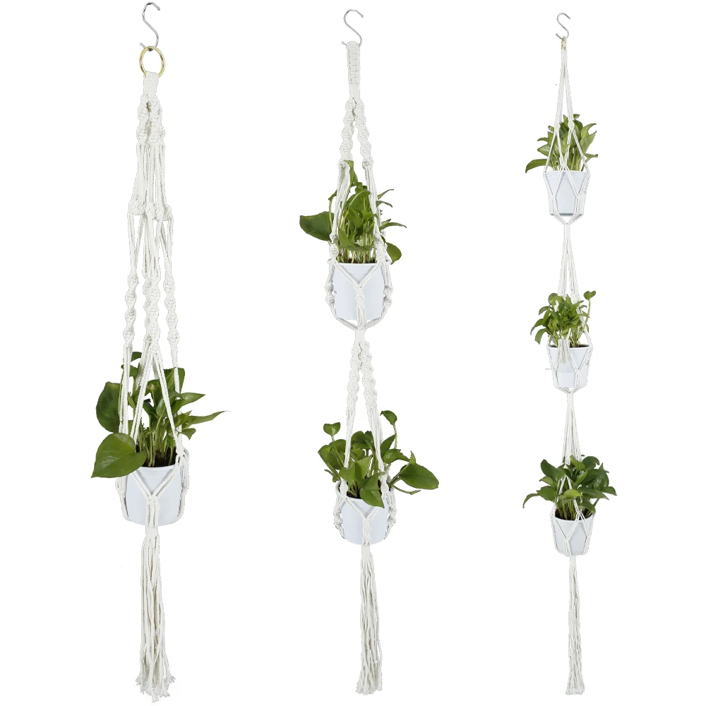 Hanging Baskets Handmade Plant Hanger Flowerpot Holder Basket Hanging Flowerpot Net Vintage Macrame Plant Hangers Dropshipping
Hanging Baskets Handmade Plant Hanger Flowerpot Holder Basket Hanging Flowerpot Net Vintage Macrame Plant Hangers Dropshipping