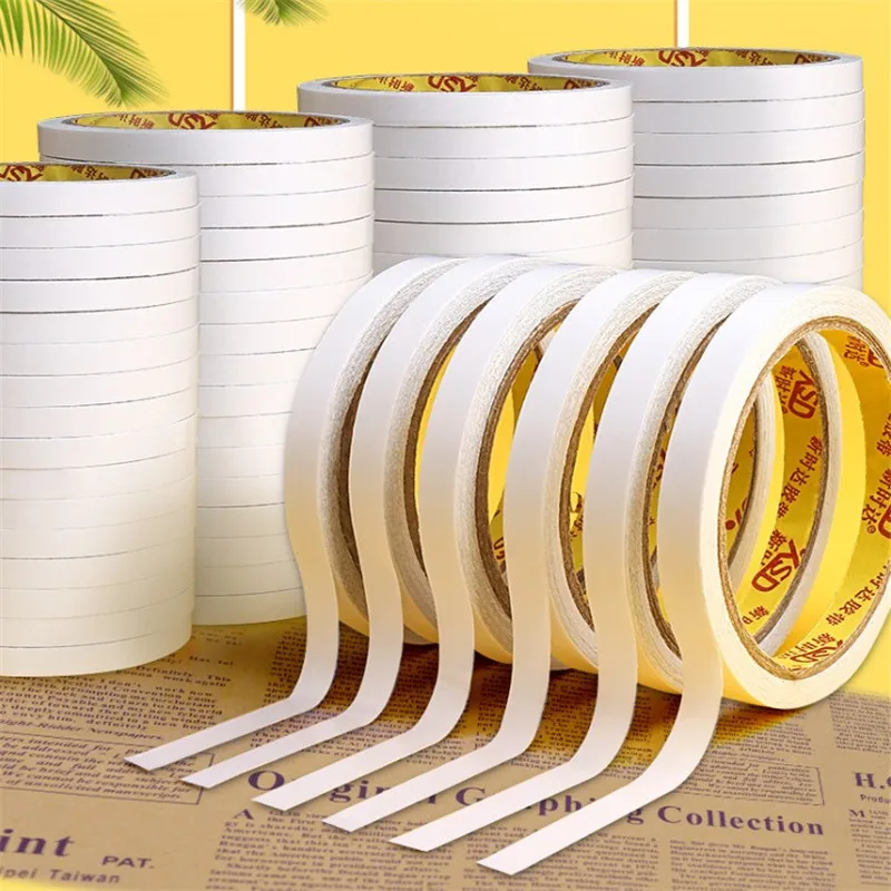 12M Double Sided Tape White Super Strong Double Sided Adhesive Tape Paper Strong Ultra Thin High Adhesive Cotton 8mm 10mm 12mm
12M Double Sided Tape White Super Strong Double Sided Adhesive Tape Paper Strong Ultra Thin High Adhesive Cotton 8mm 10mm 12mm