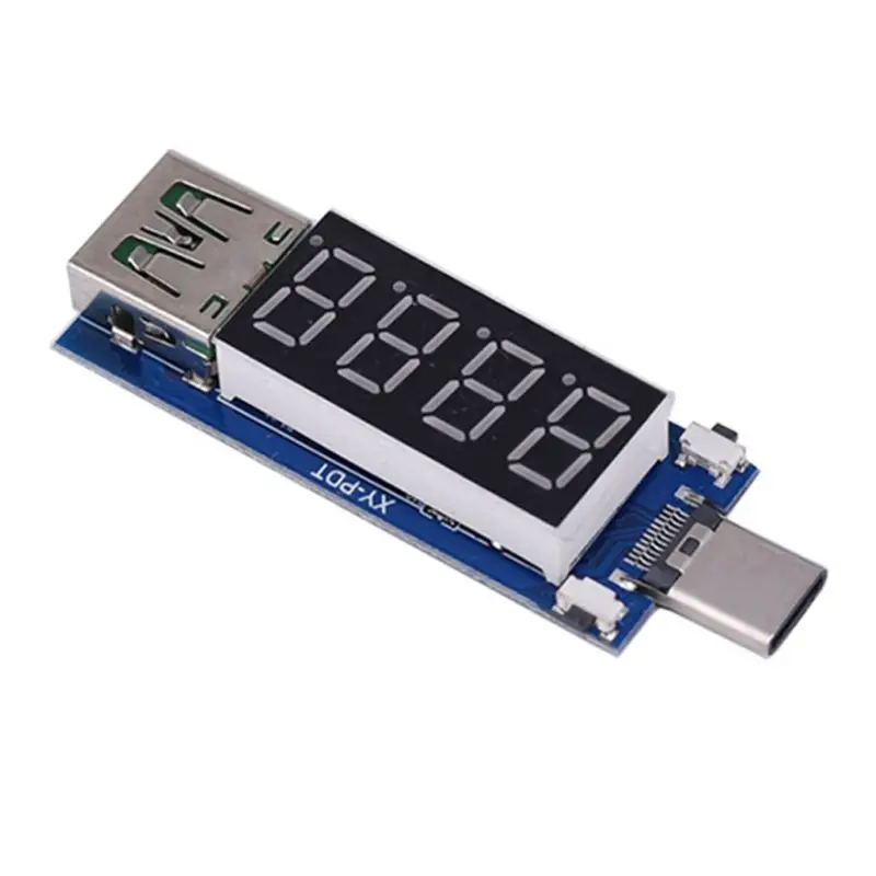 Quick Charger Type-C USB Voltage and Current Tester Detector Trigger Digital 94PC
Quick Charger Type-C USB Voltage and Current Tester Detector Trigger Digital 94PC