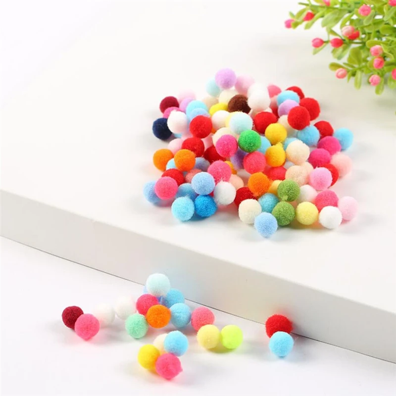 200PCS/set 10mm Pompoms Pom-Pom Craft material Handmade Material Plush Ball Doll Accessories Eight Color
200PCS/set 10mm Pompoms Pom-Pom Craft material Handmade Material Plush Ball Doll Accessories Eight Color