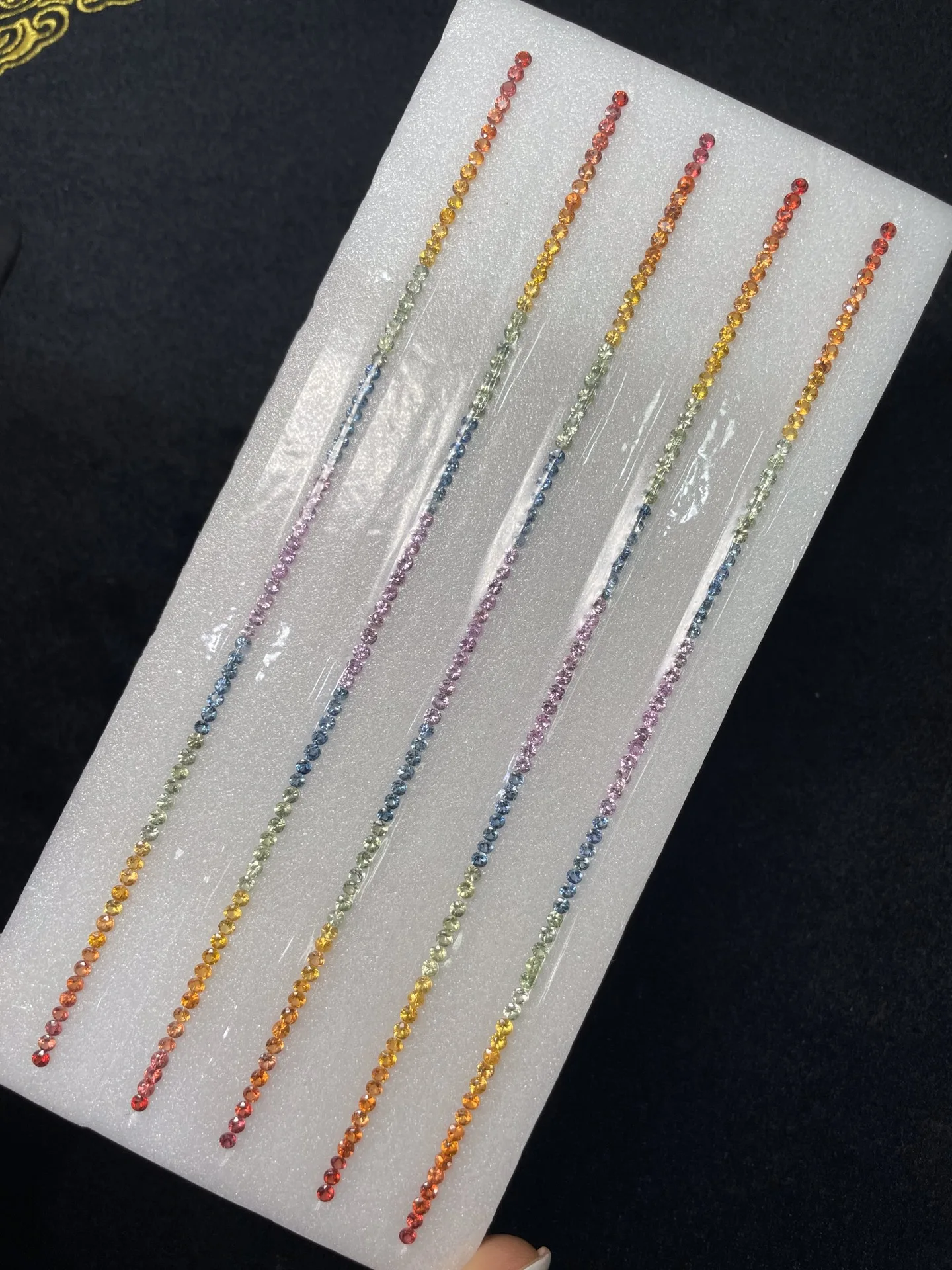 Pirmiana Round 3mm Natural Colors Sapphire Rainbow Gemstones 8.43ct/Line for Jewelry Making Diyjewelry
Pirmiana Round 3mm Natural Colors Sapphire Rainbow Gemstones 8.43ct/Line for Jewelry Making Diyjewelry