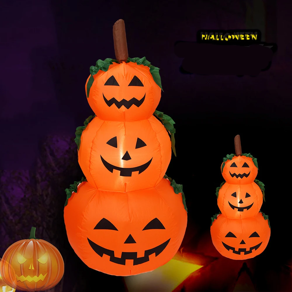 Halloween Decor Terrifying Pumpkin Halloween Party Air-filled Toy Horror Ghost LED-Light Cute Halloween Decorations for Home 
Halloween Decor Terrifying Pumpkin Halloween Party Air-filled Toy Horror Ghost LED-Light Cute Halloween Decorations for Home