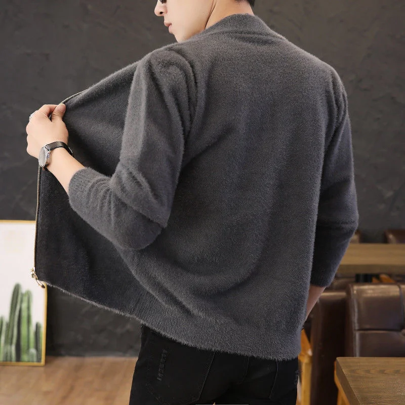 Mens Autumn Bomber Coats Casual Solid Color Jackets Zipper Slim Fit Male Thin Outwear Fashion Streetwear Brand Clothing L72 
Mens Autumn Bomber Coats Casual Solid Color Jackets Zipper Slim Fit Male Thin Outwear Fashion Streetwear Brand Clothing L72