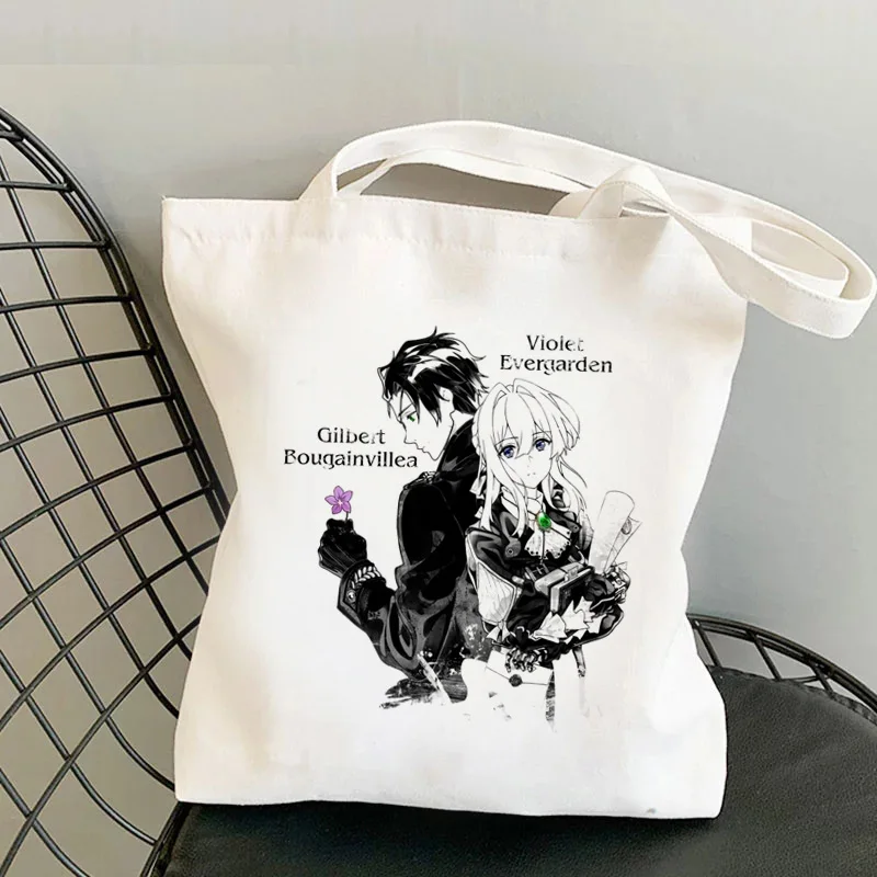 Violet Evergarden shopping bag canvas tote cotton recycle bag bolsas de tela bag bolsas ecologicas jute woven reciclaje custom
Violet Evergarden shopping bag canvas tote cotton recycle bag bolsas de tela bag bolsas ecologicas jute woven reciclaje custom