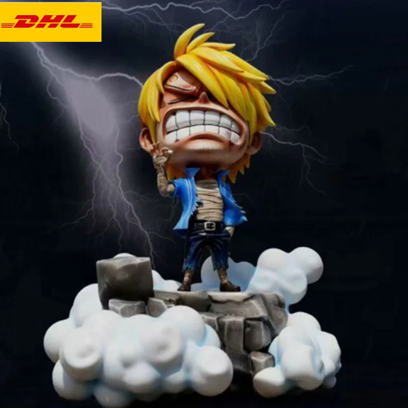 

9.1 " SH ONE PIECE Statue Vinsmoke Sanji Bust Original Version GK SD Ratio Full-Length Portrait Action Figure Toys 22.5 CM J96