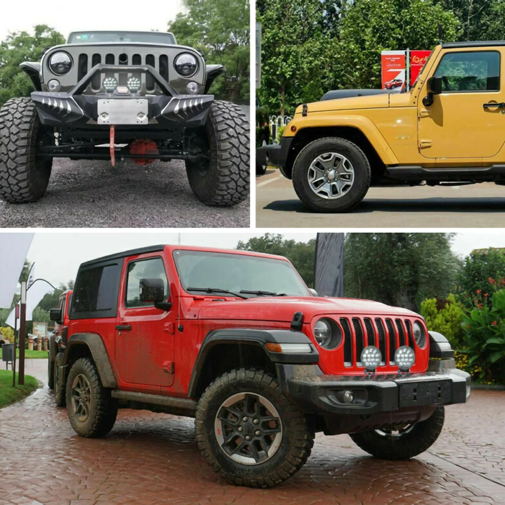 2pcs Round 140W LED Work Light 12V 24V Car Light Bright Beam Off-Road Flood 9000lm IP68 waterproof Spot light SUV DRL Fog Lamp
2pcs Round 140W LED Work Light 12V 24V Car Light Bright Beam Off-Road Flood 9000lm IP68 waterproof Spot light SUV DRL Fog Lamp