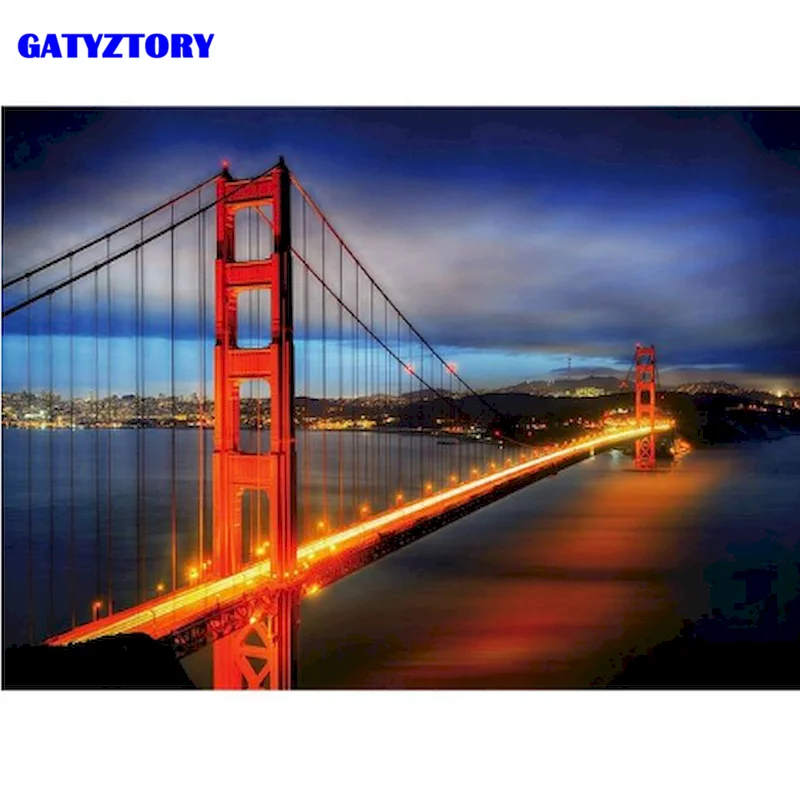 GATYZTORY Frame Bridge Paint By Numbers For Adults Kids Landscape Oil Painting On Canvas Handmade Drawing DIY Gift Wall Art Home
GATYZTORY Frame Bridge Paint By Numbers For Adults Kids Landscape Oil Painting On Canvas Handmade Drawing DIY Gift Wall Art Home