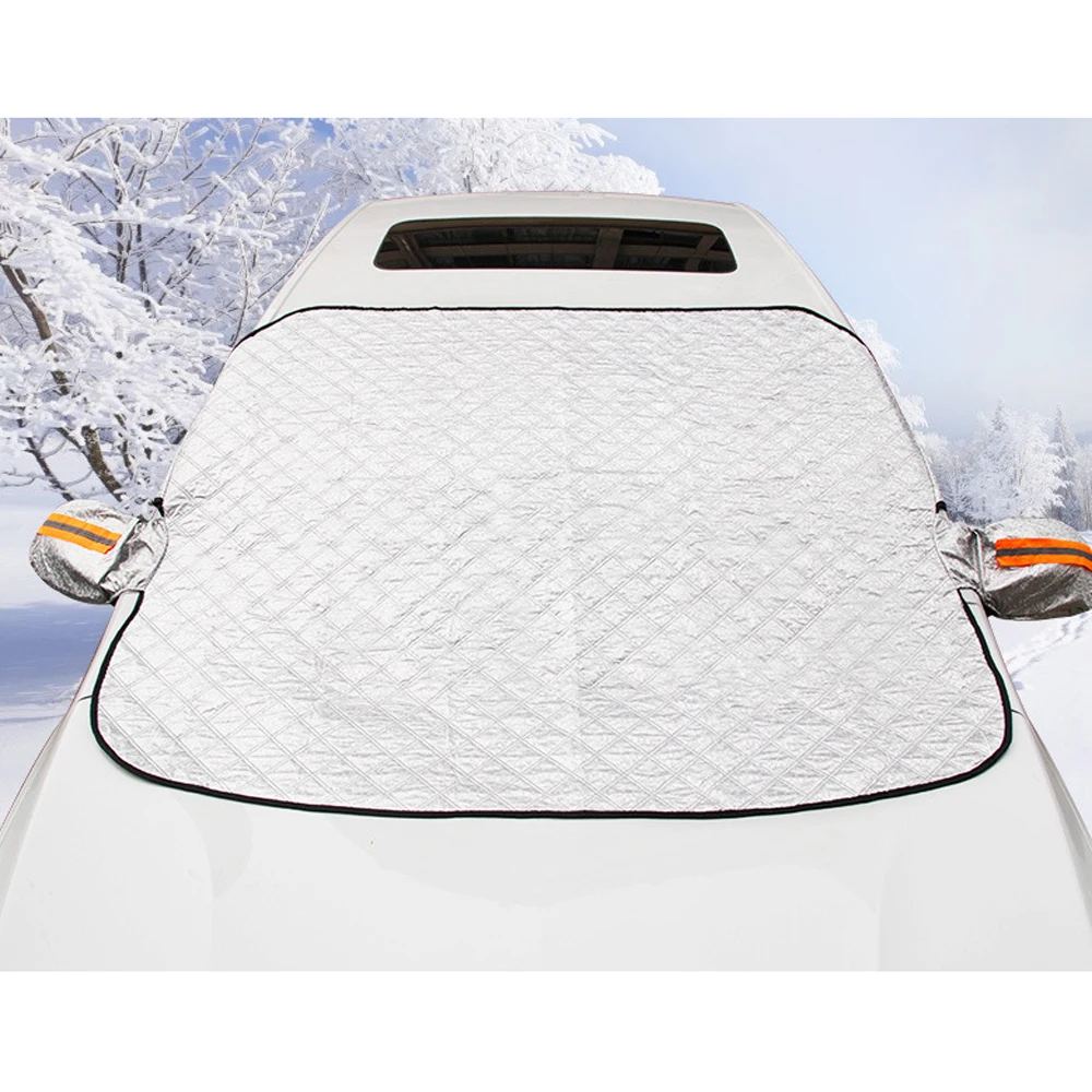Car Snow Shield Front Windshield Sunshade Cover Thickened Anti-Freeze Snow Cover Auto Protector Winter Car Exterior Cover
Car Snow Shield Front Windshield Sunshade Cover Thickened Anti-Freeze Snow Cover Auto Protector Winter Car Exterior Cover