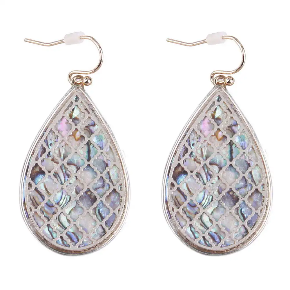 Two Tone Filigree Abalone Teardrop Earrings E7794 Silver Color Shell Water Drop Earrings Jewelry Wholesale E7794 ZWPON
Two Tone Filigree Abalone Teardrop Earrings E7794 Silver Color Shell Water Drop Earrings Jewelry Wholesale E7794 ZWPON
