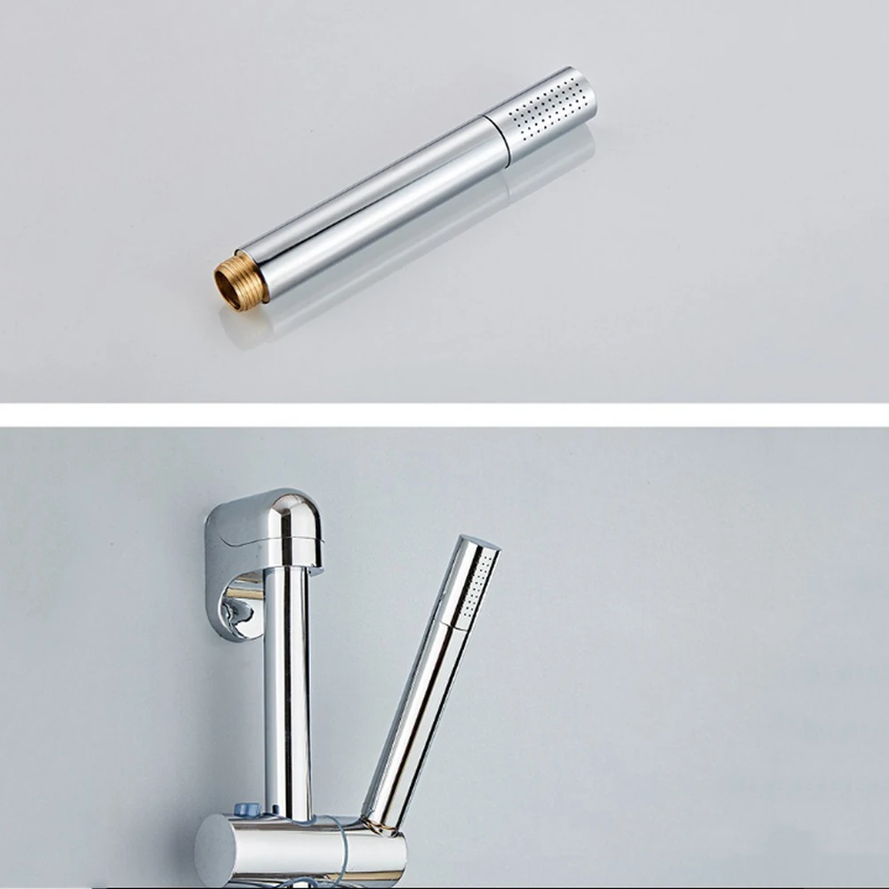 Pressurized Copper Rod Shower Head Round Square Stainless Steel Tube Handheld Shower Nozzle Bathroom Toilet Accessories
Pressurized Copper Rod Shower Head Round Square Stainless Steel Tube Handheld Shower Nozzle Bathroom Toilet Accessories