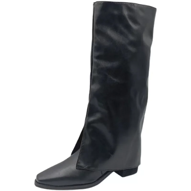 2021 Bomb Street, Stylish, Medium Heeled Boots