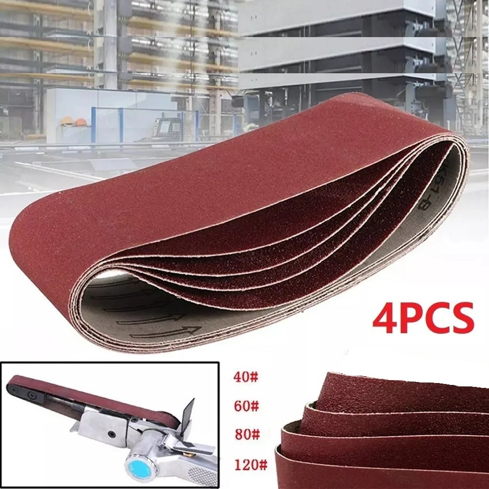 4Pcs Sanding Belts 40-120 Grits Sandpaper Abrasive Bands For Belt Sander Grinder Abrasive Power Tool Parts Wood Metal Polishing
4Pcs Sanding Belts 40-120 Grits Sandpaper Abrasive Bands For Belt Sander Grinder Abrasive Power Tool Parts Wood Metal Polishing
