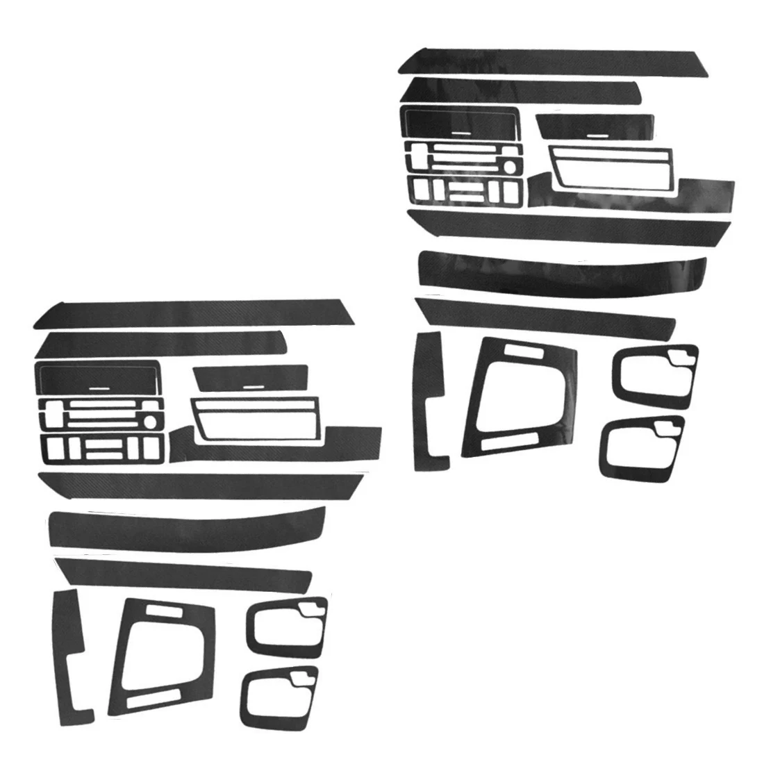 Car Vinyl Carbon Fiber Style Black LHD Sticker Interior Decal Trim Fit for BMW 3-Series E46 2001-2004 
Car Vinyl Carbon Fiber Style Black LHD Sticker Interior Decal Trim Fit for BMW 3-Series E46 2001-2004