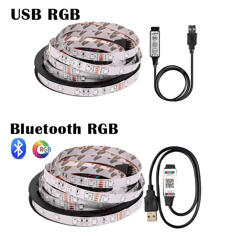 10M Bluetooth LED Backlight Strip Megulla USB Powered RGB Magical Color LED Lights Strip Bias TV Lighting with APP and Remote
10M Bluetooth LED Backlight Strip Megulla USB Powered RGB Magical Color LED Lights Strip Bias TV Lighting with APP and Remote