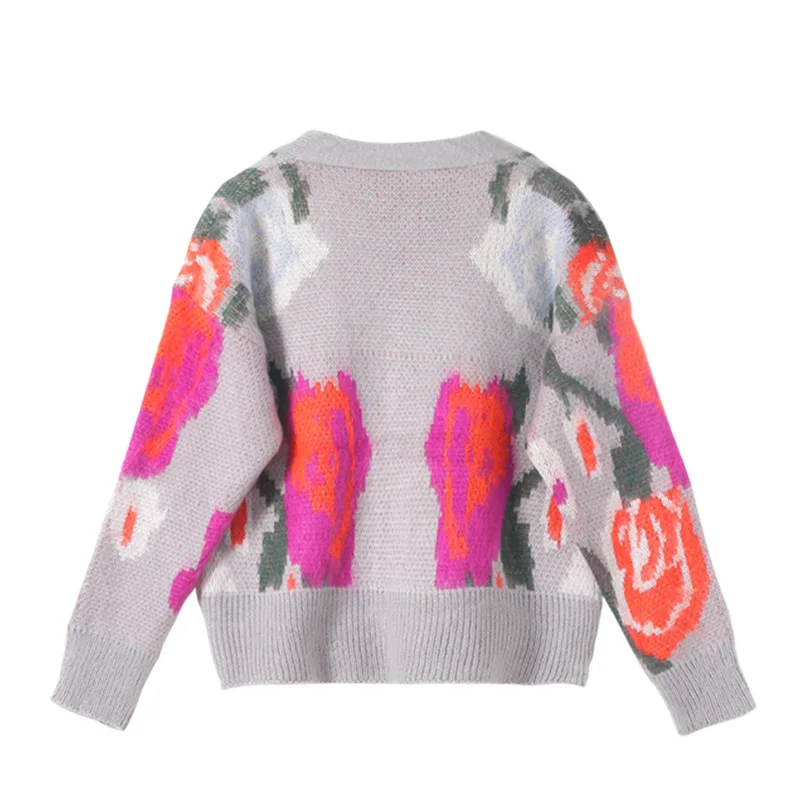 Spring Fall Lady Tops Cardigan Korean Style Elegant Luxury Jacquard Soft Knitted Outerwear Casual Intellectual Sweater Women
Spring Fall Lady Tops Cardigan Korean Style Elegant Luxury Jacquard Soft Knitted Outerwear Casual Intellectual Sweater Women