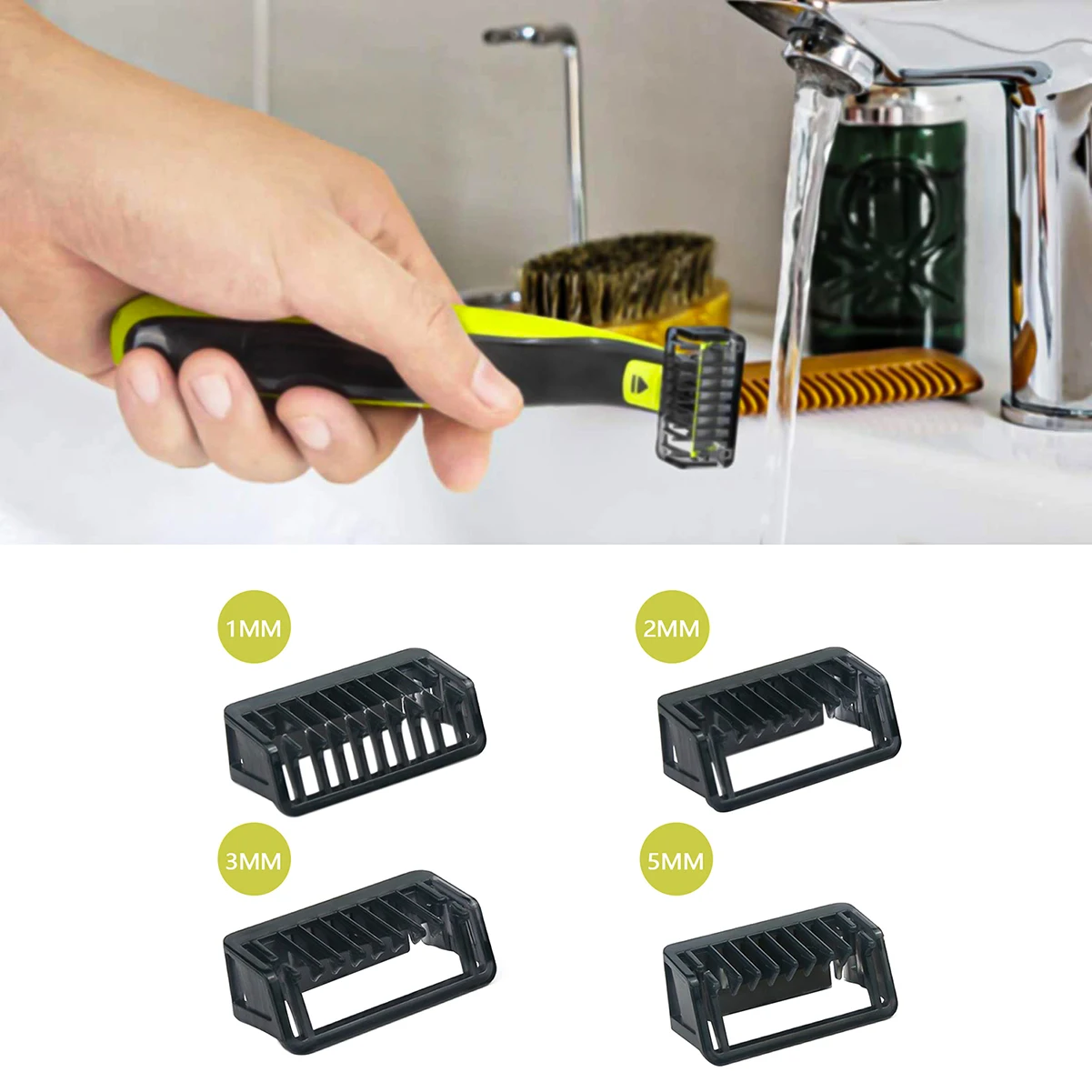 New Comb 1 2 3 5 Mm Trimmer Clipper Body Skin For P-hilips Norelco Oneblade Hair Removal Guide Combs
New Comb 1 2 3 5 Mm Trimmer Clipper Body Skin For P-hilips Norelco Oneblade Hair Removal Guide Combs