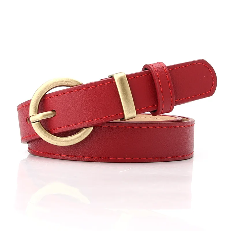Belt Casual Pin Buckle Small Belt Retro Simple and Wild Decoration with Belt Student Fine Female Red White Brown Old Belt Width
Belt Casual Pin Buckle Small Belt Retro Simple and Wild Decoration with Belt Student Fine Female Red White Brown Old Belt Width
