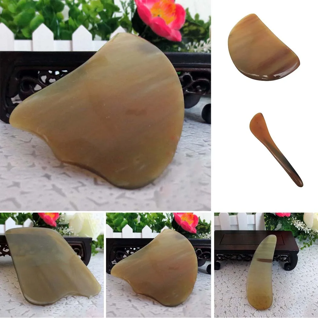 1PC Natural Yak Ox Horn Gua Sha Scraper Tendon Stick Facial Massage Beauty Health Relax Eye Face Neck Back Body Massager Tool
1PC Natural Yak Ox Horn Gua Sha Scraper Tendon Stick Facial Massage Beauty Health Relax Eye Face Neck Back Body Massager Tool