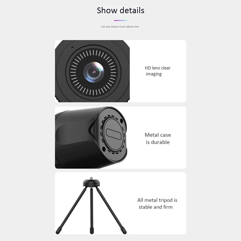 4K Webcam Autofocus Built-in Microphone Night Vision Function Full HD Computer Camera
4K Webcam Autofocus Built-in Microphone Night Vision Function Full HD Computer Camera