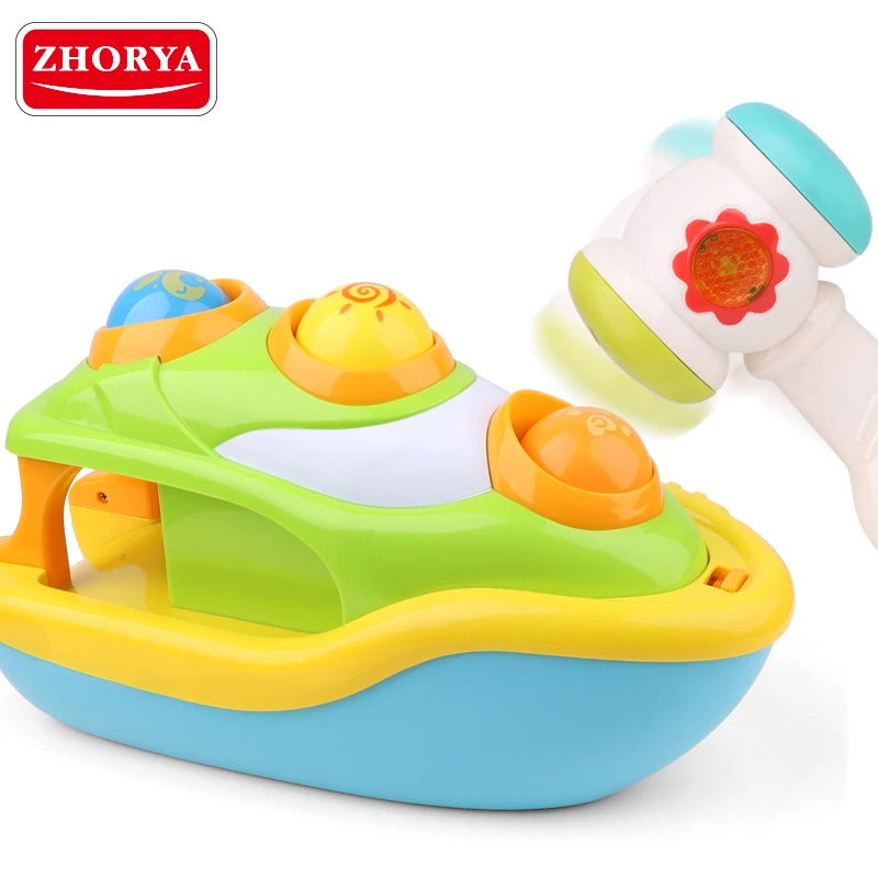 Ударная игрушка Zhorya модель яхты с русским голосом детские игрушки музыкальный