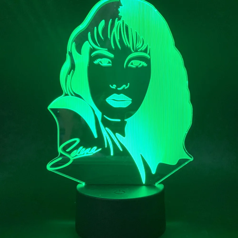 Singer Selena Cute Girls Acrylic Figure 3D Illusion Lamp LED Color Change Night Light Cat Girl Fans Creative Gift Bedroom Decor
Singer Selena Cute Girls Acrylic Figure 3D Illusion Lamp LED Color Change Night Light Cat Girl Fans Creative Gift Bedroom Decor