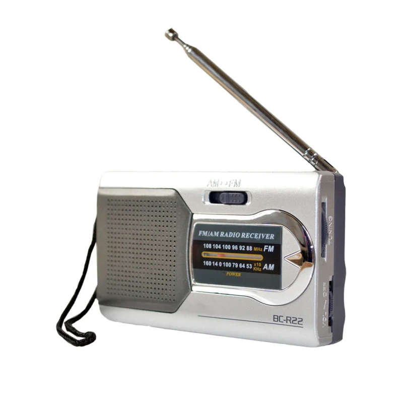 Portable Radio Telescopic Antenna Speaker Mini Outdoor Dual Band AM FM Music Player Stereo | Электроника