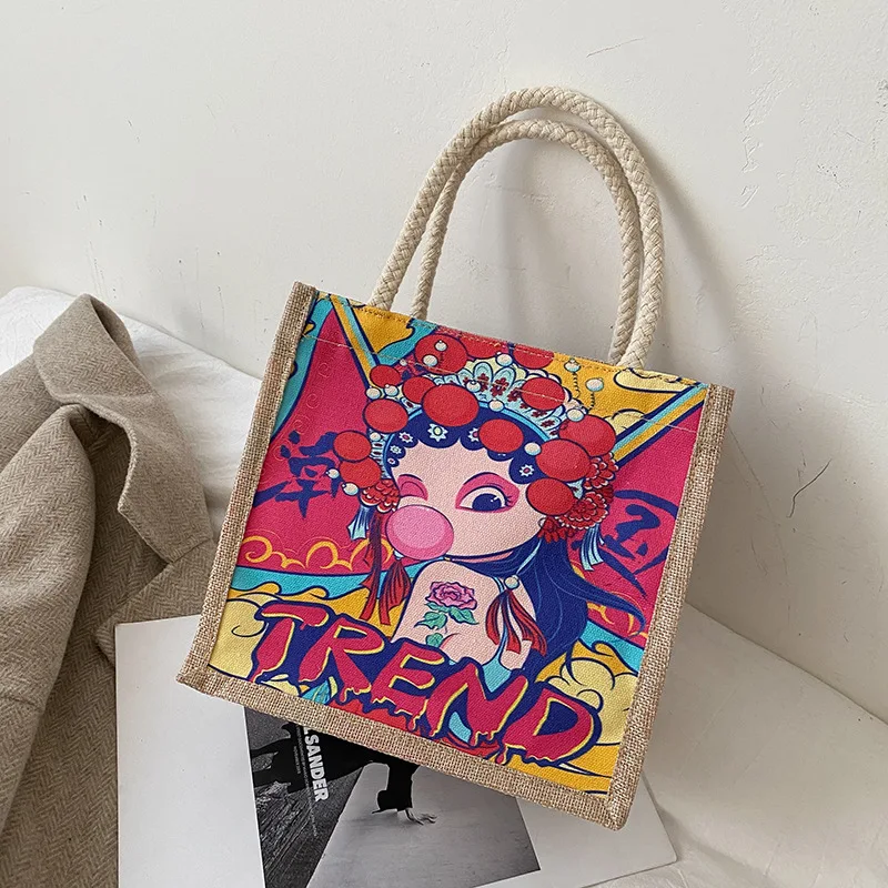 Women's bag Shopper Shoulder Bags Fashion Large Capacity Cute Patterns Canvas Bags Beach Summer Autumn Commuter Handbags
Women's bag Shopper Shoulder Bags Fashion Large Capacity Cute Patterns Canvas Bags Beach Summer Autumn Commuter Handbags