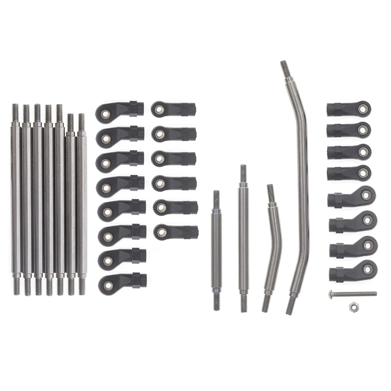6MM Stainless Steel Metal M4 Link Rod Steering Linkage Kit for Redcat GEN8 1/10 RC Crawler Car Upgrade Parts
6MM Stainless Steel Metal M4 Link Rod Steering Linkage Kit for Redcat GEN8 1/10 RC Crawler Car Upgrade Parts