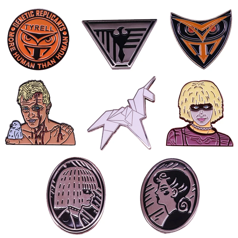 Blade Runner Pin Origami Unicorn Pris Rachael Roy Tyrell Replicants Badge Cult Movie Fans Flair Addition 
Blade Runner Pin Origami Unicorn Pris Rachael Roy Tyrell Replicants Badge Cult Movie Fans Flair Addition